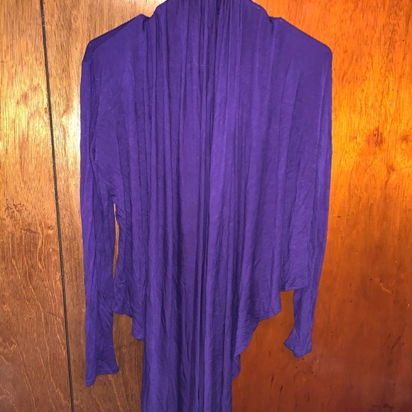 Purple open cardigan - Picture 1 of 2